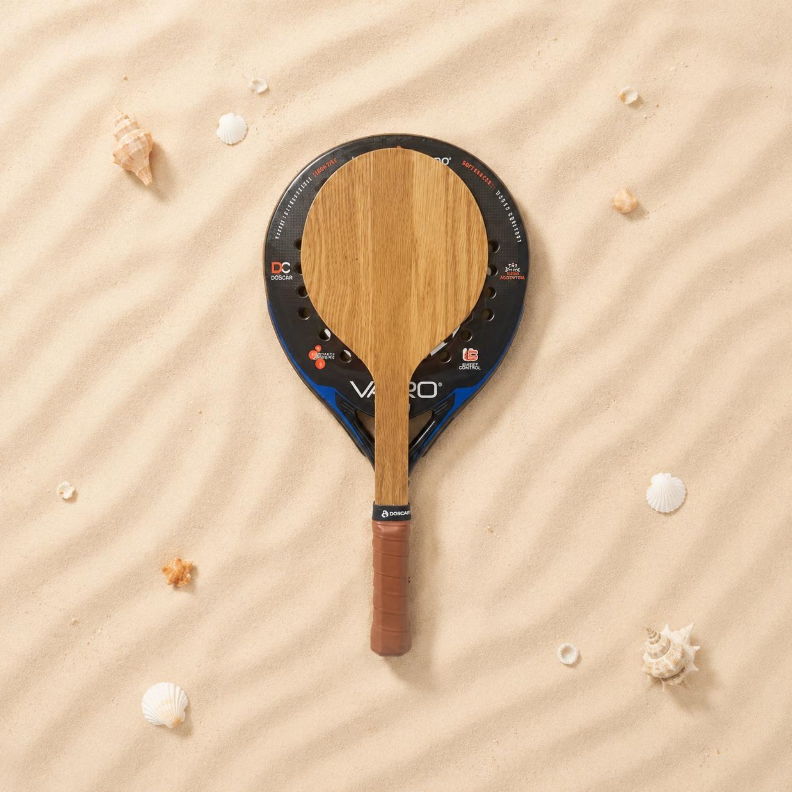 Wood Beach Tennis Racket Beach - Sports Grip 评论和价格