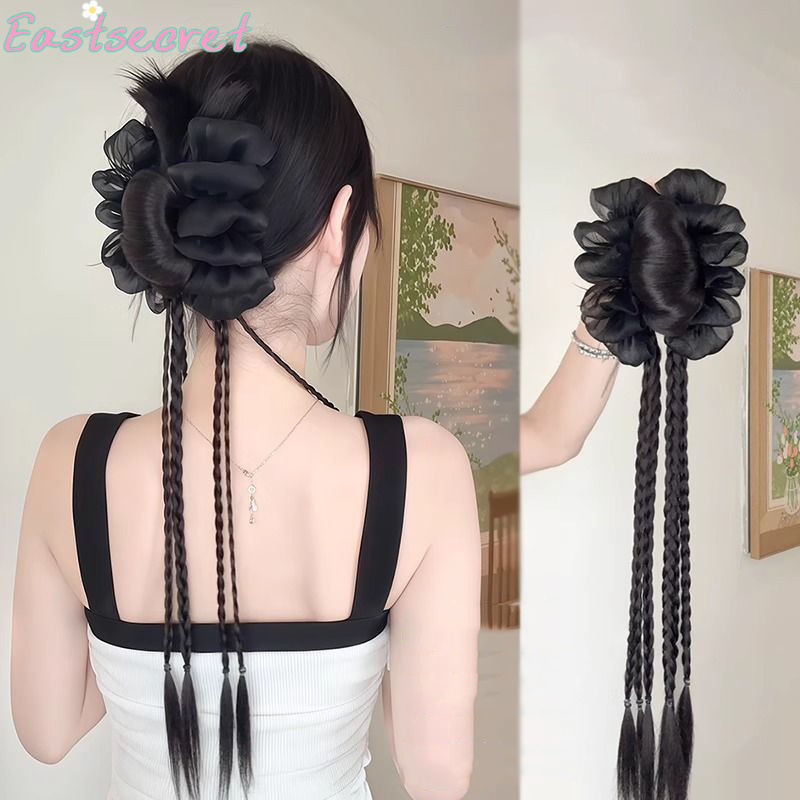 Black Bow Half-tie Hair Claw C - Feather Shuttlecock 评论和价格