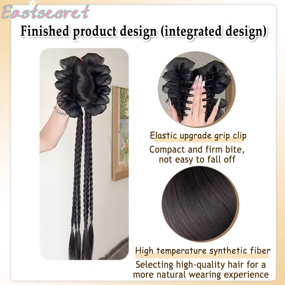 Black Bow Half-tie Hair Claw C - Feather Shuttlecock 评论和价格