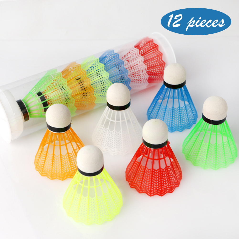 12pcs Plastic Badminton for Hi - Feather Shuttlecock 评论和价格