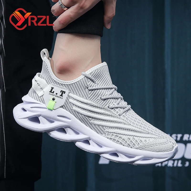 YRZL Men Sports Running Black  - Badminton Shoes 评论和价格