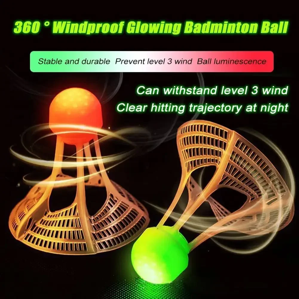 1/5pcs Glow Badminton Shuttlec - Badminton Shuttlecock 评论和价格
